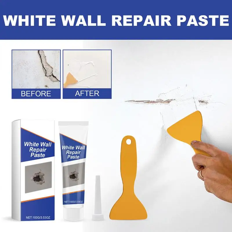 Wall Repair Kit Wall Repair Large Hole Patch Kit With Scraper Large Hole Drywall Patch Wall Mending Agent For Removing Wall