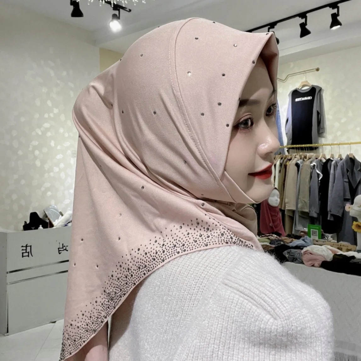 Plain Casual Full Cover Musulman Muslim Ready To Wear Hijabs