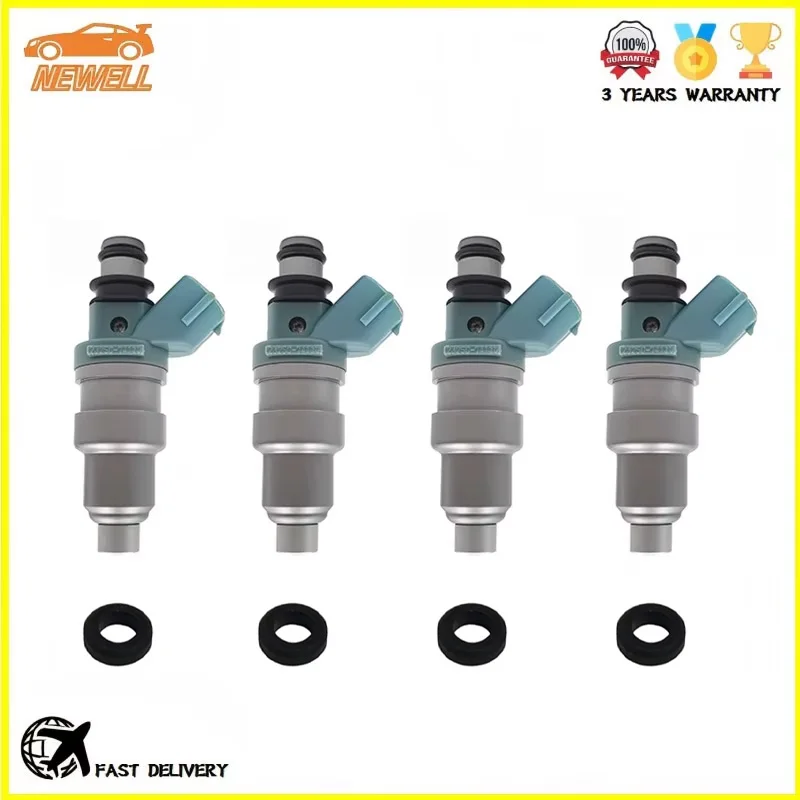 4pcs 23209-74110 23250-74110 Fuel Injector For TOYOTA JP MARK 2 88~95 CHASER 88~92 CRESTA 88~92 1.8L 4SFE