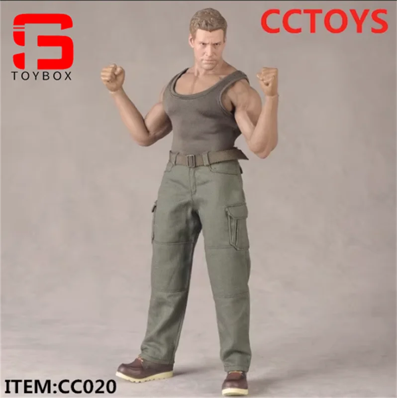 W magazynie CCTOYS CC020 1/6 męskie spodnie bojowe kombinezony ubrania Model Fit 12 cali silny żołnierz mięśni figurka ciało