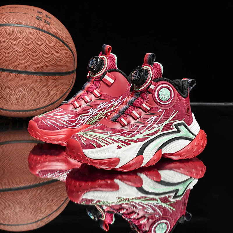 

Childrens Sneakers Fashion New Lightweight Non-Slip Training Boys Basketball Shoes School Running Sports Tennis Shoes for Kids