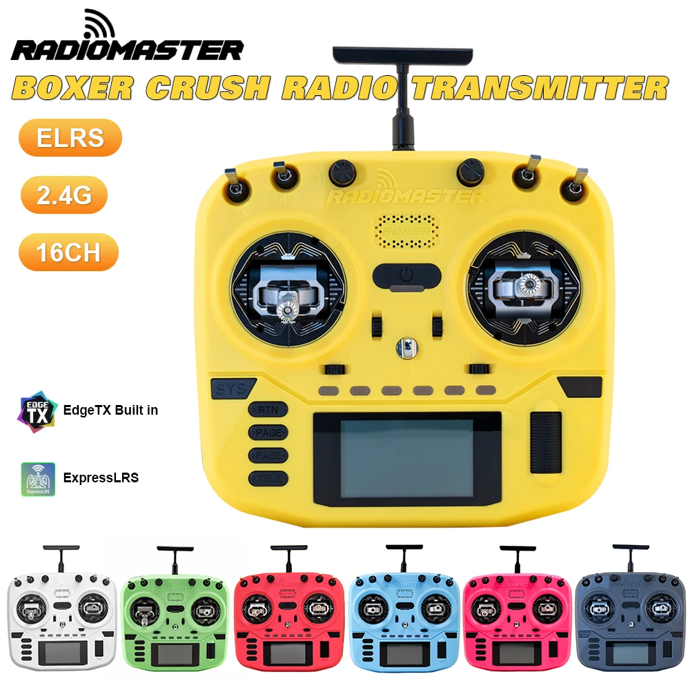 

Радиочастотный передатчик RadioMaster Boxer 2,4G 16CH M2 ELRS мультипротокольный для радиоуправляемого дрона