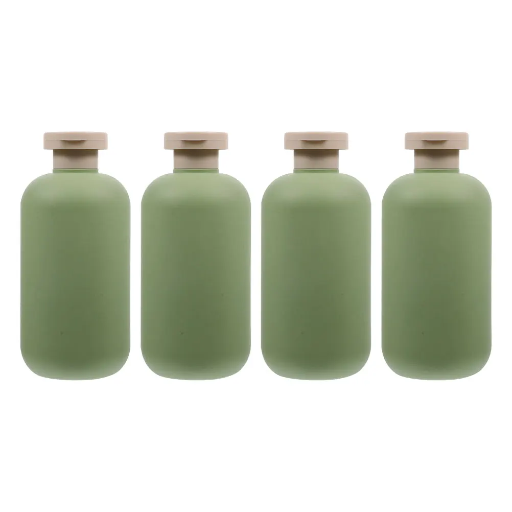 

4 Pcs Shampoo Bottles Leakproof Portable Refillable Containers for Lotions Body Wash Travel Dispensers Plastic Squeeze