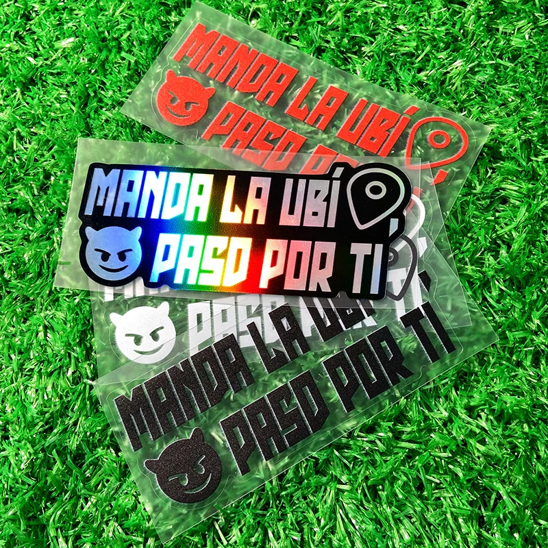 1PC Memes Motorcycle Stickers Funny for Motorbike Front Fairing Side Panels Fuel Tank Cover Scratches Decoration Vinyl Decals