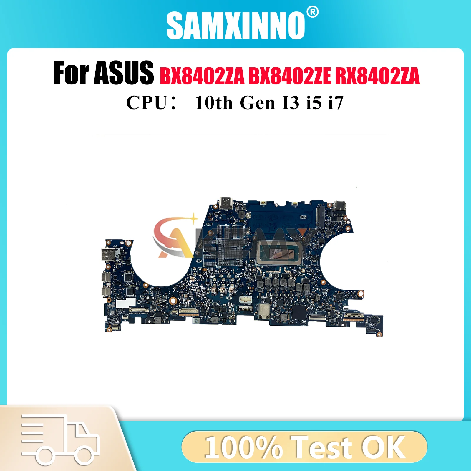 

UX8402ZA Материнская плата для ноутбука ASUS RX8402ZA UX840ZA BX8402ZE BX8402ZA UX840ZC UX840ZE UX8402 Материнская плата с 10-го поколения I3 i5 i7