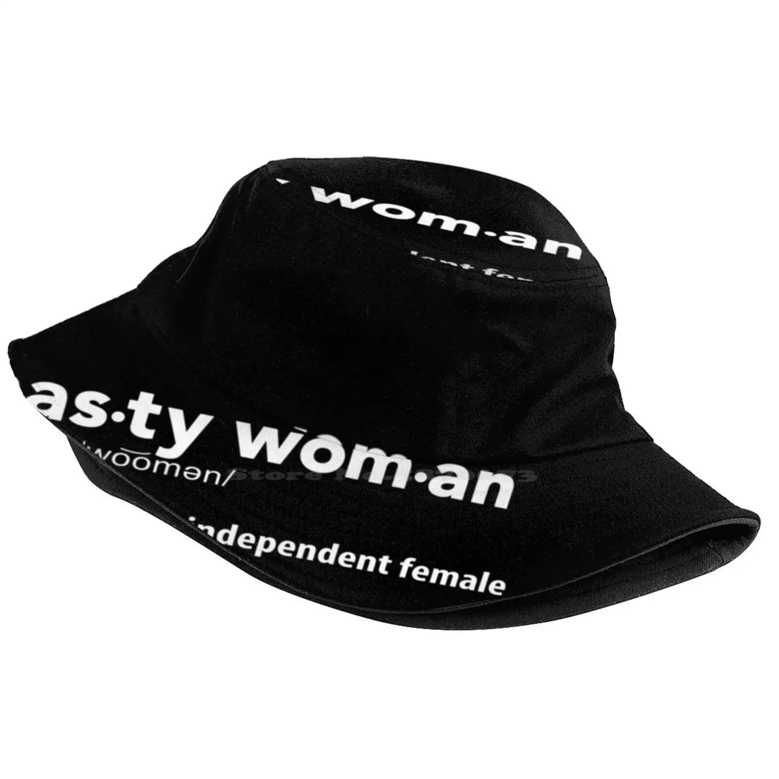 Nasty Woman Definition Sun Cap Fisherman Hat Bucket Hats Feminist Feminism Nasty Woman Nasty Women Definition Funny Humor