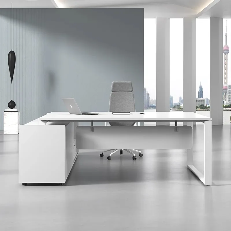 MJY boss office president in charge manager office desk and chair combination furniture