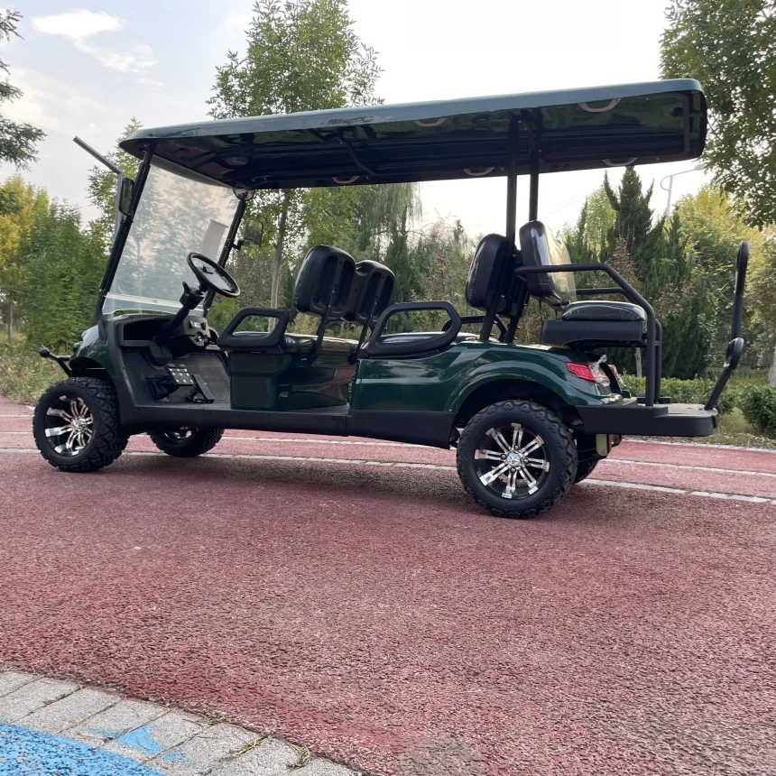 Wholesale And Retail Customized VIP Honoured Guest 6-Seater All-Terrain Multi-Purpose Vehicle New Energy Electric Golf Cart