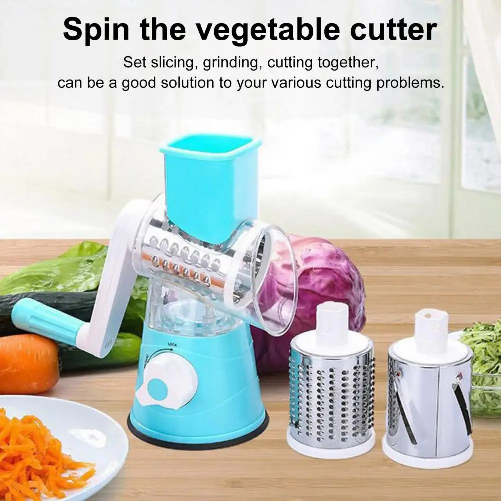 Rotary Cheese Grater Cutter Slicer Toner Strip Hand Crank Vegetable Chopper Cheese Shredder Kitchen Versatile Vegetable Cutter