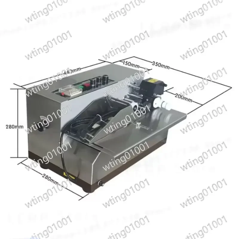 for MY-380F Automatic Coding Machine 220V Ink Wheel Coder for Plastic Bag Carton Inkjet Printing Device 1PC