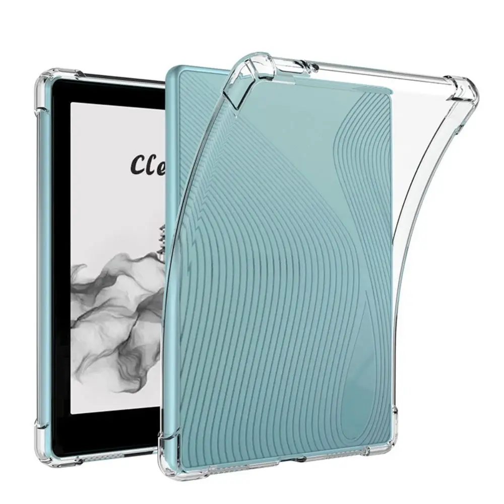 

2024 6-7 inch eReader Case Airbag Corner TPU e-Book Back Cover Soft Shockproof Protective Shell for Hanvon Clear 7/6/6Plus/6Pro
