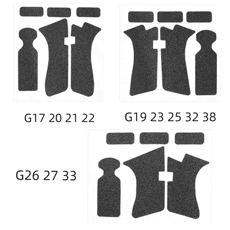 EWOLF Non-slip Rubber Texture Grip Wrap Tapefor Glock 17 19 20 21 22 25 26 27 33 43 holster 9mm pistol gun magazine accessories