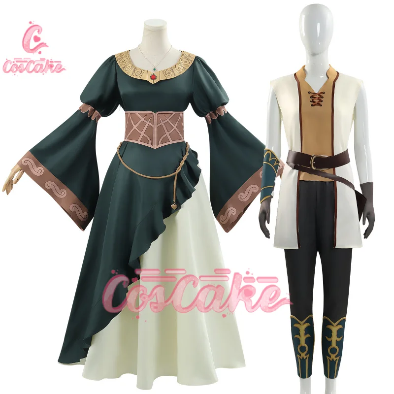 Anime Hera Cosplay Costume Rohirrim Cosplay War Uniform Suit for Woman Hera Halloween Carnival Party Role Play Outfit