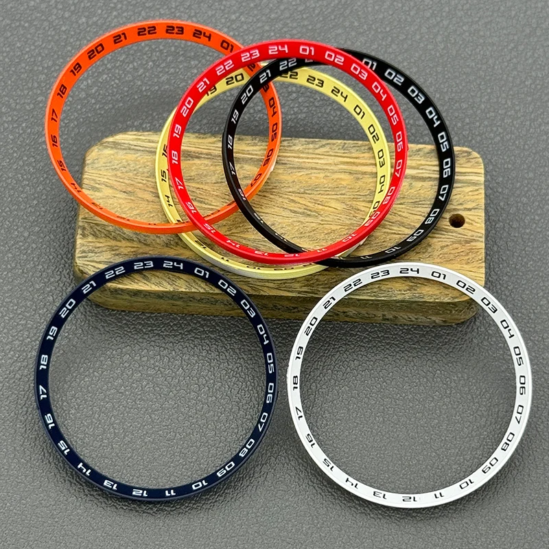 Mod NH35 Watch Bezel Ring 30.5mmx27.5mm Fits NH35 NH36 SKX007 SKX009 Case Replace Plastic Inner Ring Parts Custom Edition