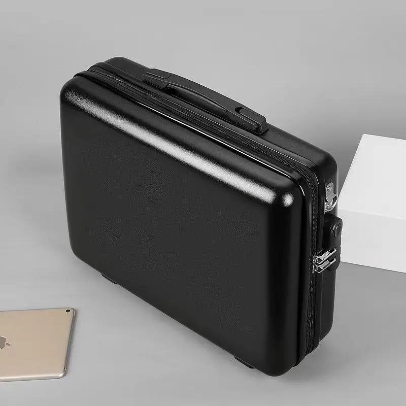 High-grade Password Box Hand Luggage Portable Briefcase Business Instrument New Style Hard Shell High-end Storage Handbag