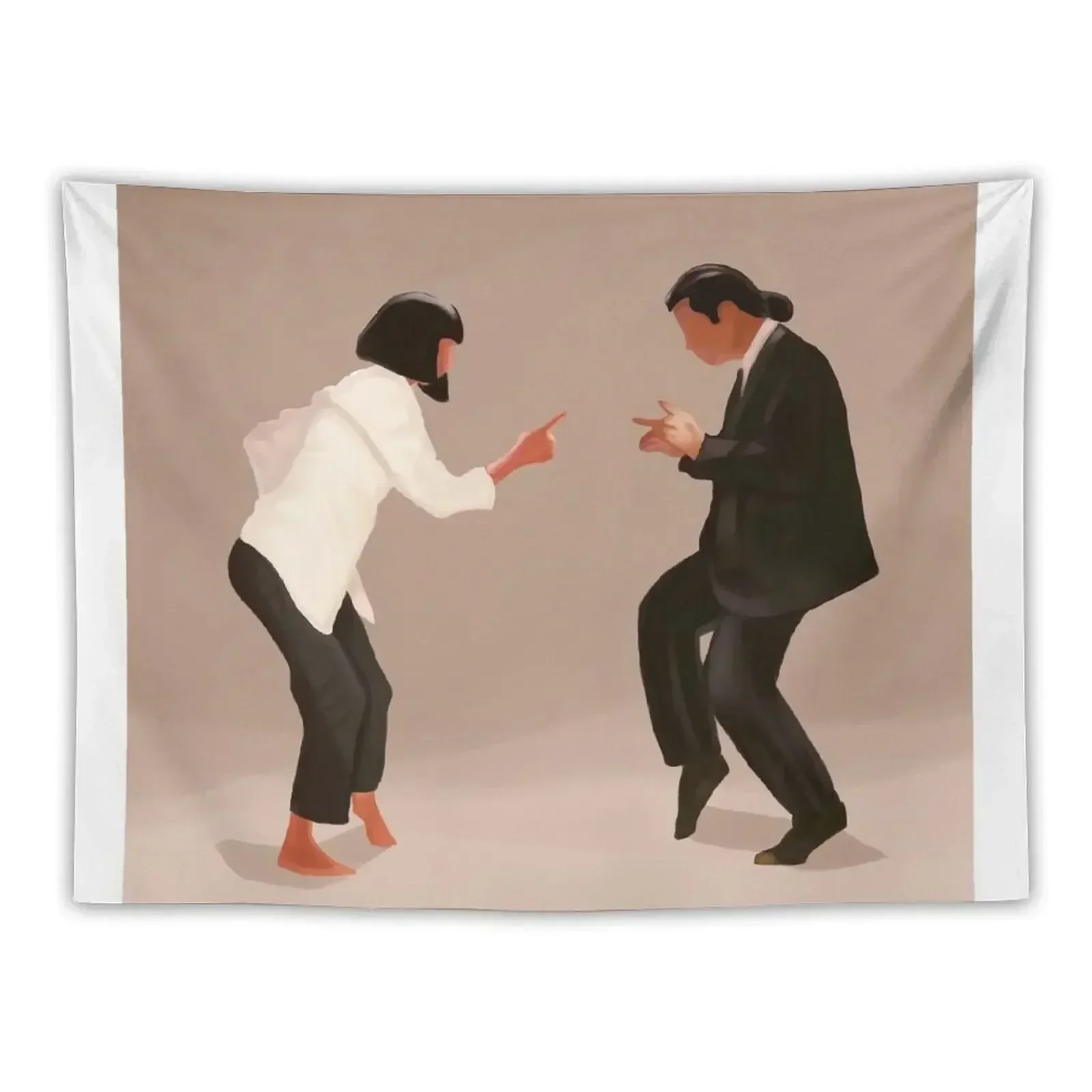 

Pulp Fiction - Twist Scene Tapestry Decoration Bedroom Wall Decor Wall Hangings Decoration Aesthetics For Room Tapestry