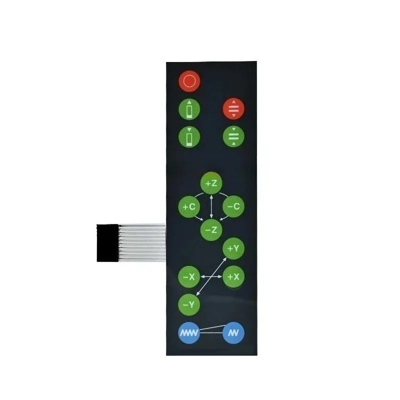 1PC Keypad Control Panel, Manual Button Key Film for Low Speed Wire EDM