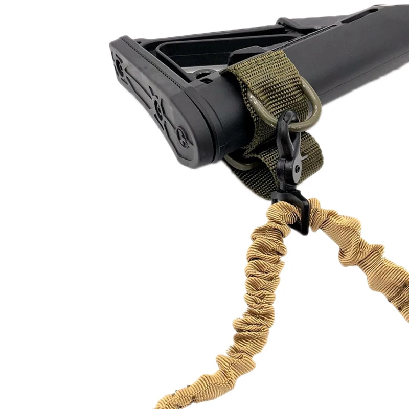 Airsoft Tactical ButtStock Sling Adapter Rifle Stock Gun Strap Gun Rope reggette accessori per la caccia