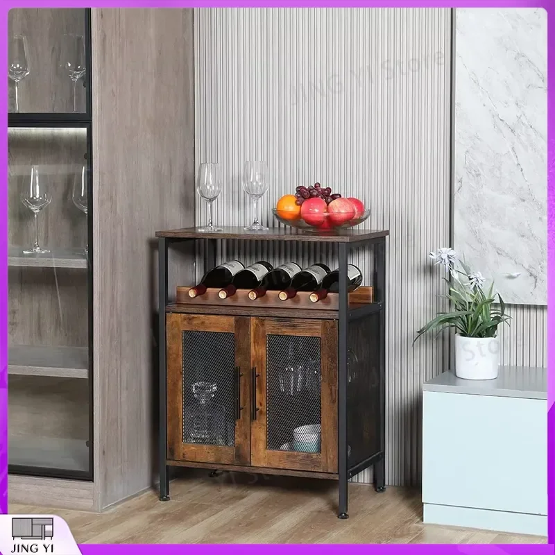 Small Wooden Wine Cabinet with Temperature Control for Home Bar Kitchen Restaurant Wholesale Wine Cooler Storage Rack image 2