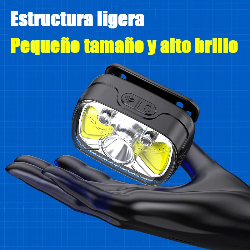 USB rechargeable built-in battery powerful induction headlamp headwear flashlight rechargeable outdoor night fishing waterproof