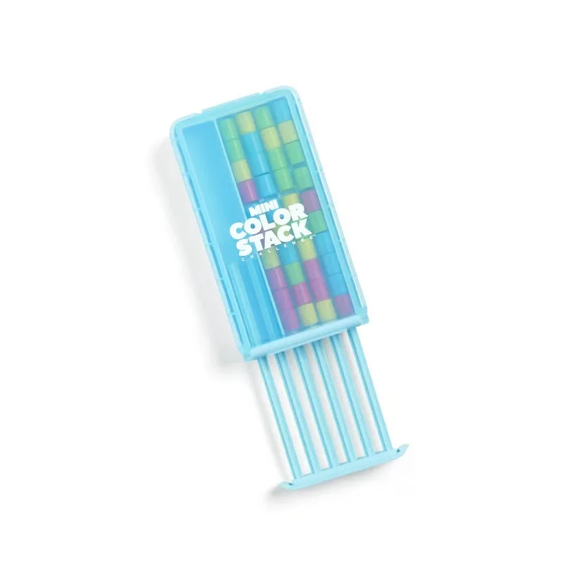 Mini Color Stack Challenge Portable Puzzle Travel Game view 3