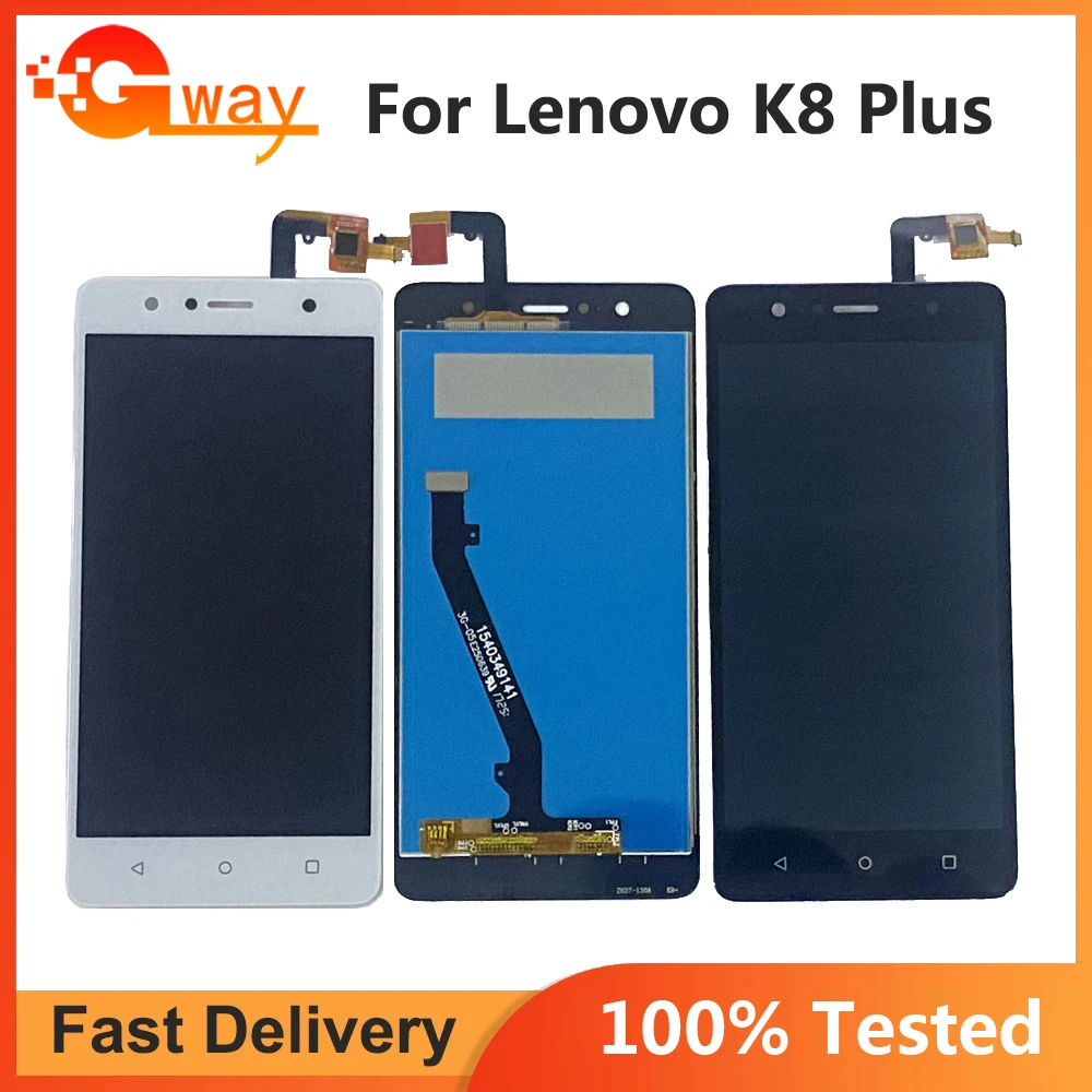 

ЖК-датчик 5,2 дюйма для Lenovo K8 Plus, ЖК-дисплей в сборе, сенсорный экран, дигитайзер, ремонт Lenovo K8 + дисплей, ЖК-дисплей