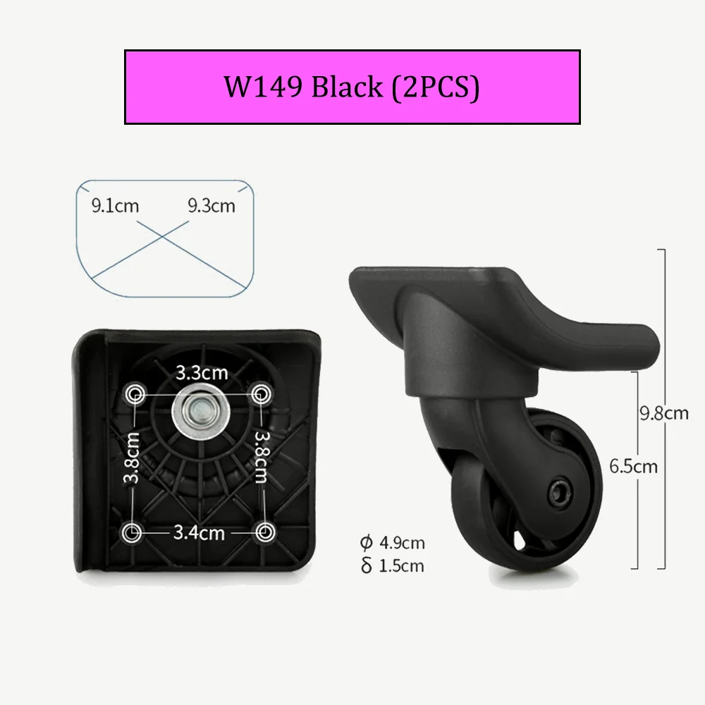 Adapt To Samsonite Luggage Wheel Accessories Trolley Suitcase Universal Wheels Boarding Case High Strength Maintenance Pulley