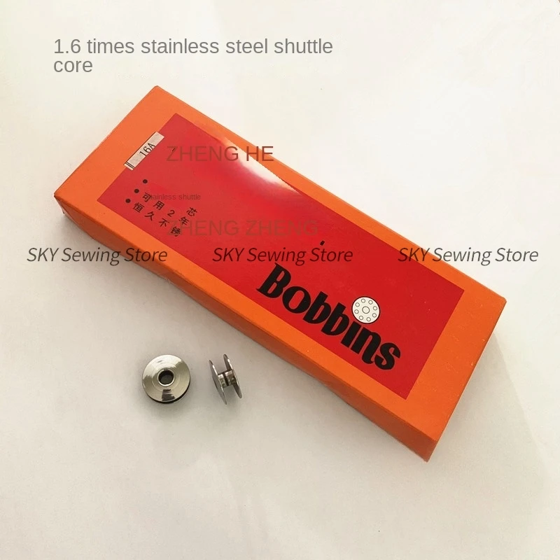 

100 шт., 1,6 раз, шпулька из нержавеющей стали, внешний диаметр 23 мм, высота 10,5 мм, шпулька со слотом для компьютерной вышивальной машины