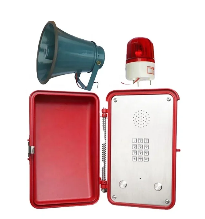 IP67 Industrial tunnel phone Rugged IP telephone complete communication system KNSP-15MT K2