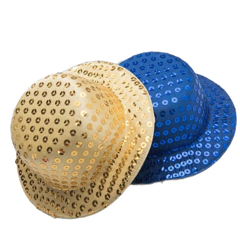 

Оптовая продажа, 12 шт., расшитая блестками мини-шляпа, база 13,5 см, сделай сам, шляпа-волшебник, головной убор, детская производительность, косплей, вечерние шляпы, головной убор «сделай сам»