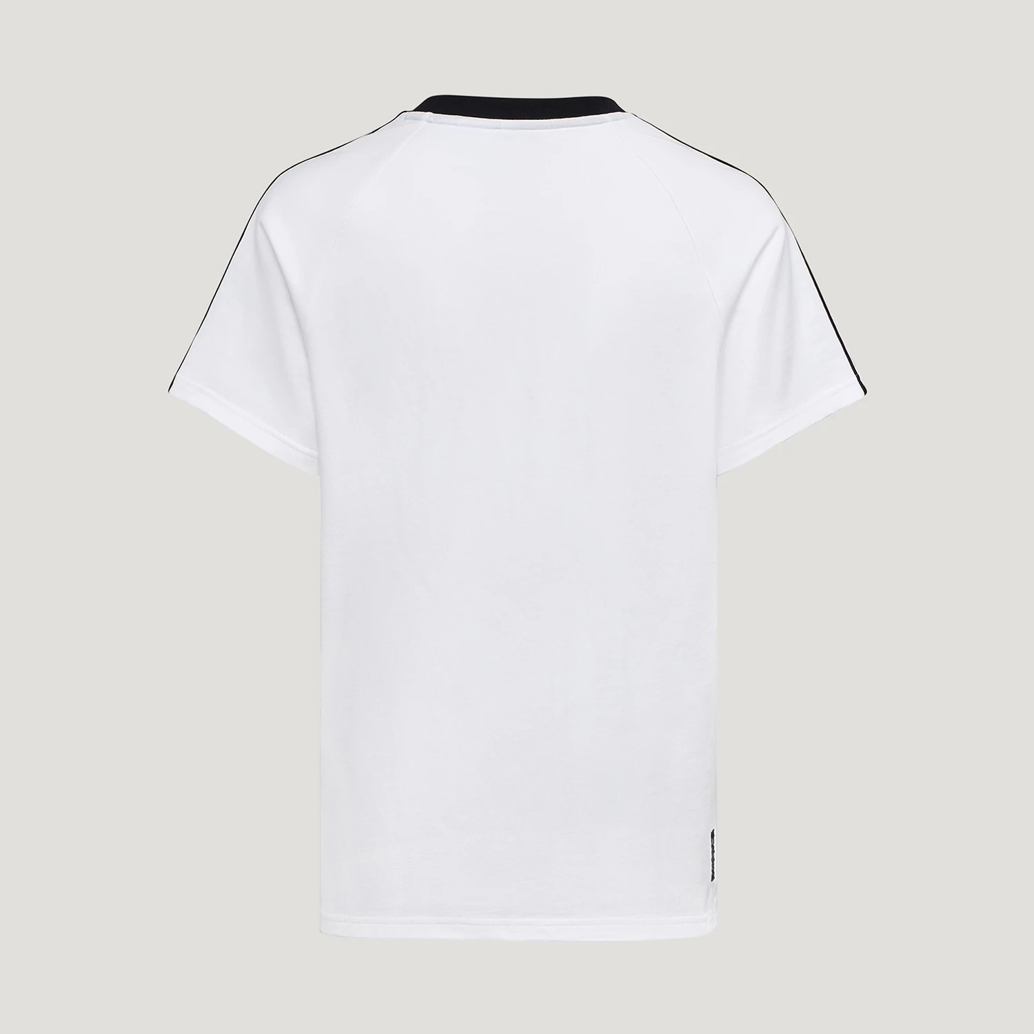Adidas genuine women's casual round neck loose striped sports short sleeved T-shirt LD8217