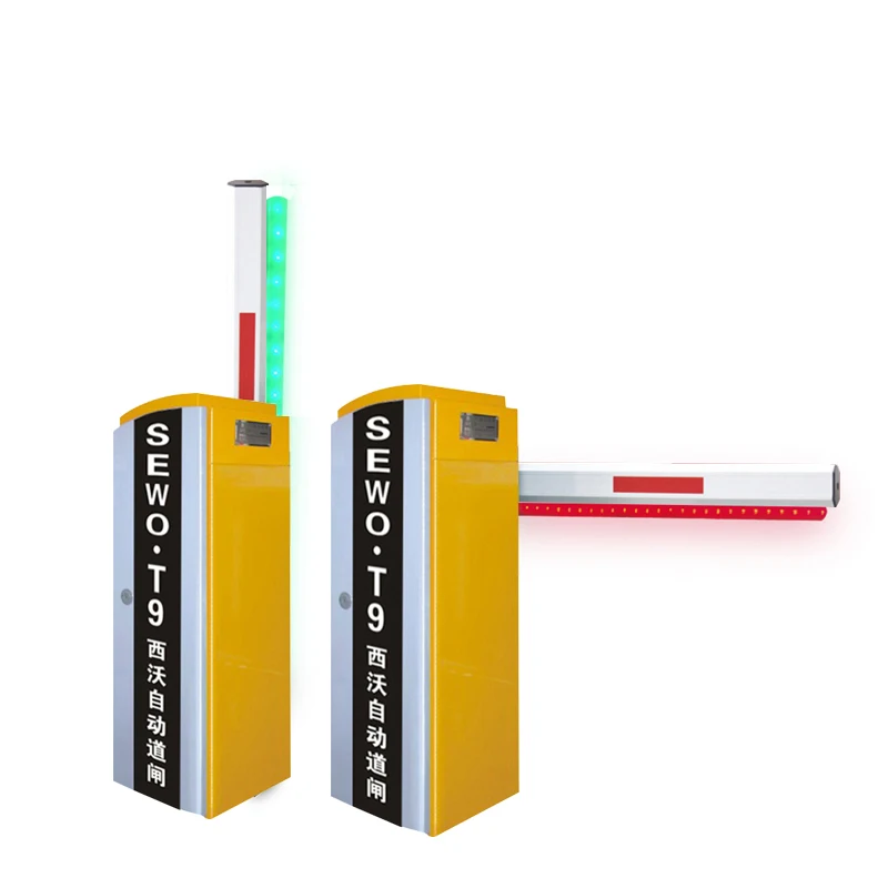 

Double Automatic Retractable Fence Gate Parking Lot Fence Barrier Gate