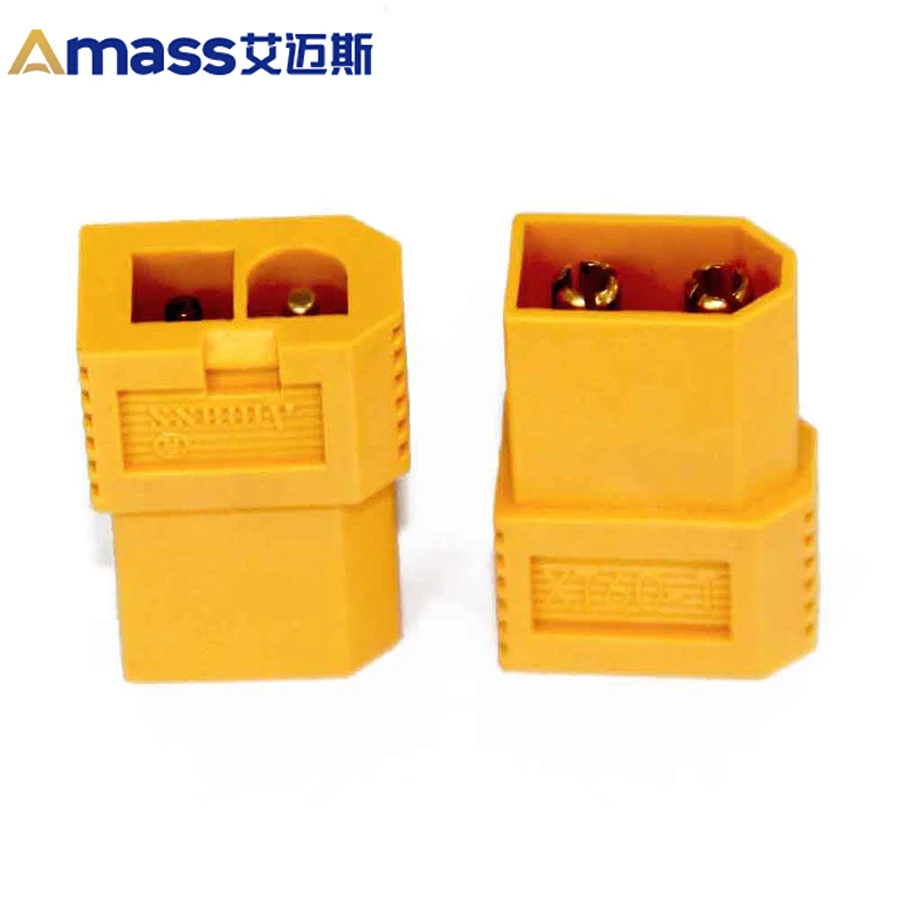 Free Shipping 5 Pcs Amass Xt60-t Connector Xt60 Male to Tamiya Plug Female Converter Adapter