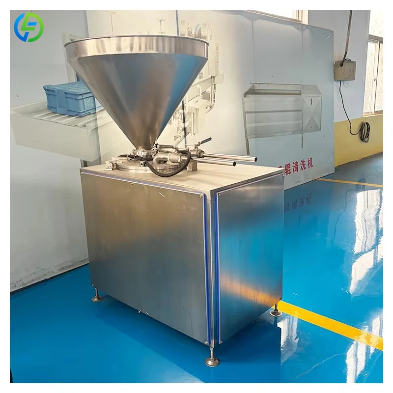 Hydraulic Sausage Filler Commercial Sausage Making Machine Low Noise Continuous Working Equipment FL Customized