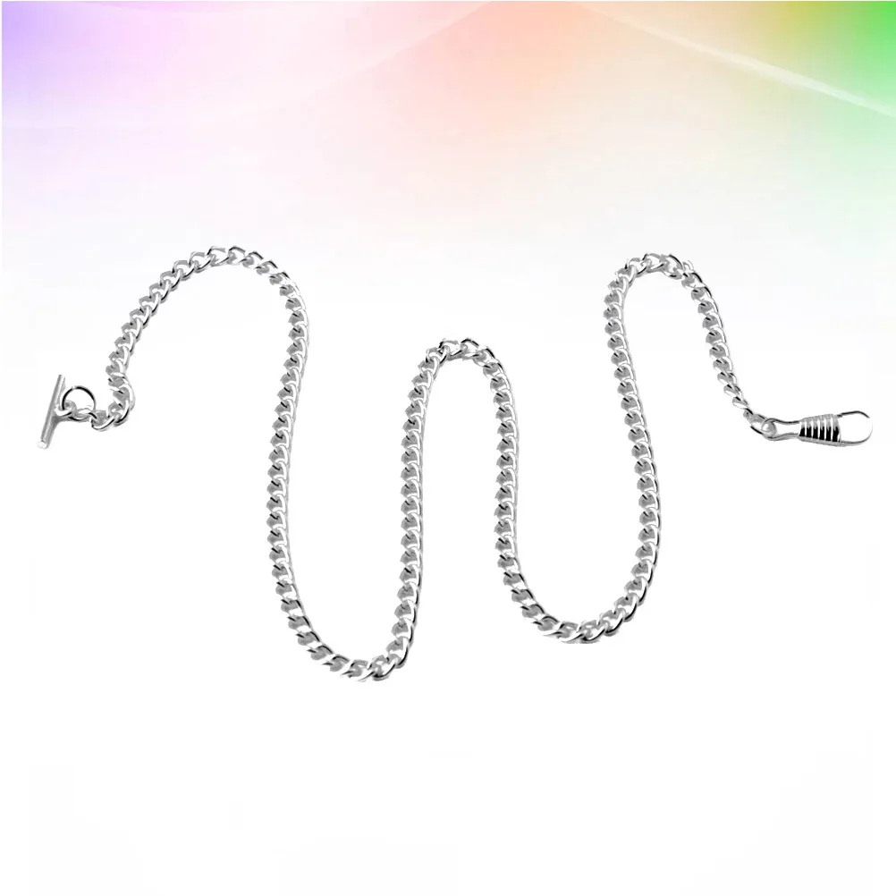 Catena portachiavi porta cintura Jean con catena in bronzo da tasca stile T per accessorio per orologio da tasca per orologio vintage da uomo