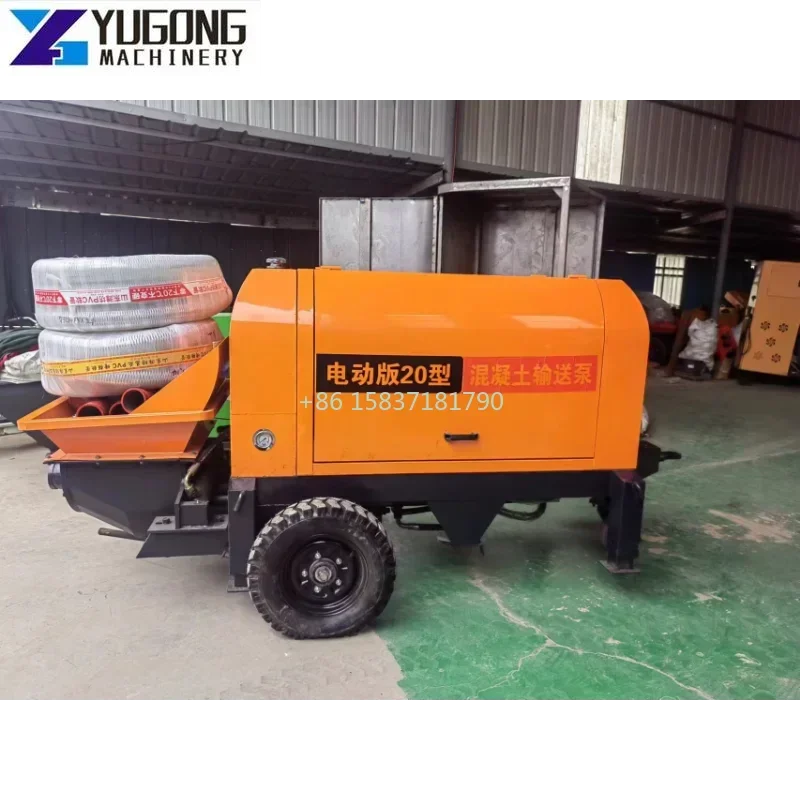 High Pressure Concrete Mixer Pump Machine Mortar Concrete Pump Construction Mixing Machine Cheap Price Concrete Pump for USA