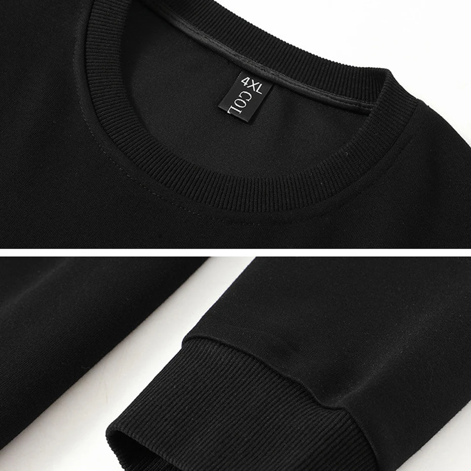 11XL Plus Size Sweatshirts Men Streetwear Spring Autumn Fashion Print Sweatshirt Male Big Size Pullover
