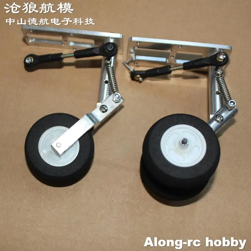 Train d'atterrissage à genoux avant ou arrière de 98mm, amortisseur et rotation avec Servo, adapté aux modèles d'avion RC, avion à réaction EDF, pièce de bricolage