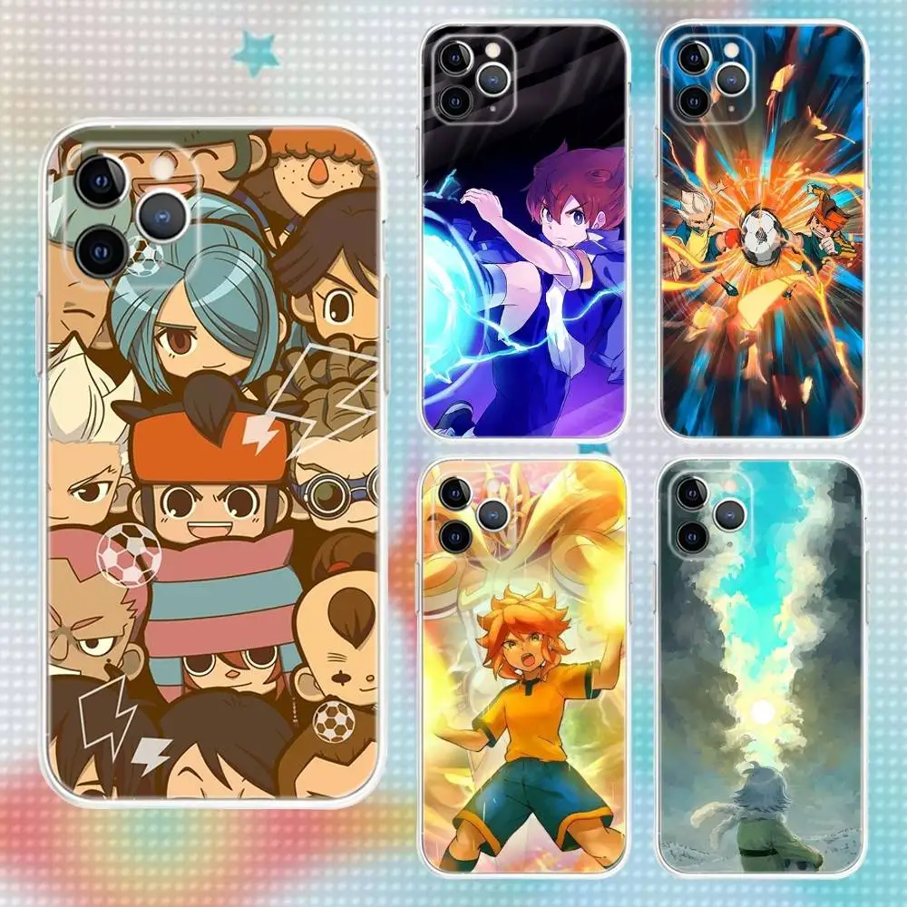 حافظة هاتف كرة القدم I-InazumaS Eleven 11 لهواتف iPhone 17,16,15,14,13,12,11 Pro,Max,Plus,Air,X,XS,XR,SE,Mini شفافة ناعمة #1