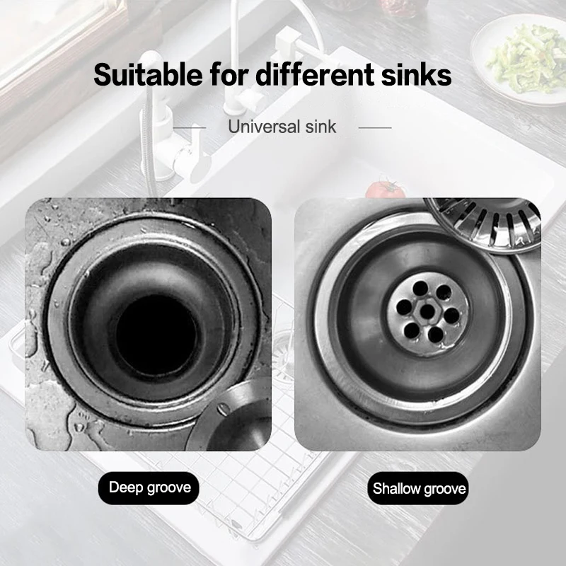 3 Sizes 304 Stainless Steel Sink Filter With Handle Strainer Or 30 Disposable Sink Filters Mesh Kitchen Food Hair Srceen Drains