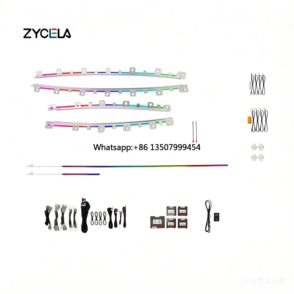 

for ZRV HRV 2022-2024 Fitment Intelligent Neon LED Ambient Light Car Symphony Interior Lighting Colorful 12V