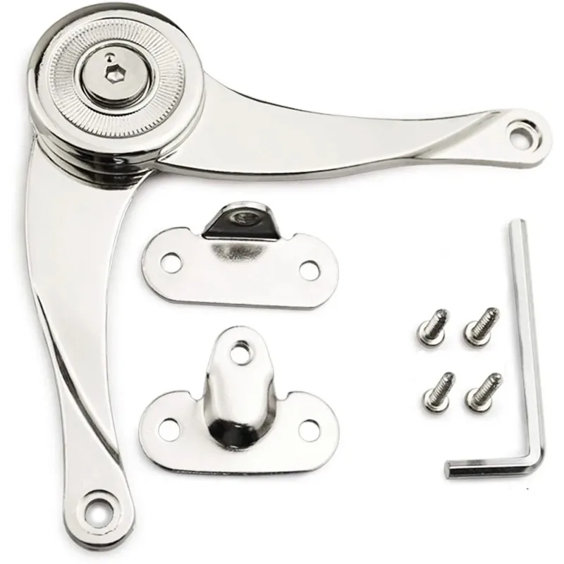 1PCS Zinc Alloy Cabinet Door Stay Adjustable Lid Support Furniture Hinge Hardware for Kitchen Cabinet Wardrobe