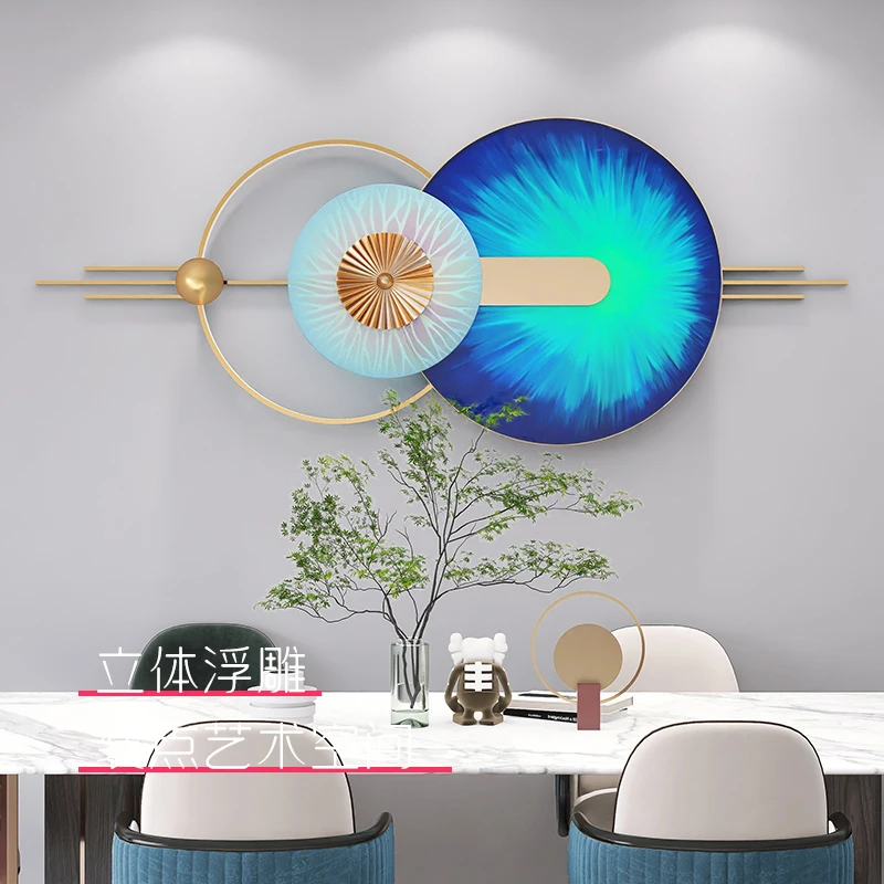 

Металлический Настенный Декор для дома, пейзаж, живопись, современный стиль, спальня, настенное украшение