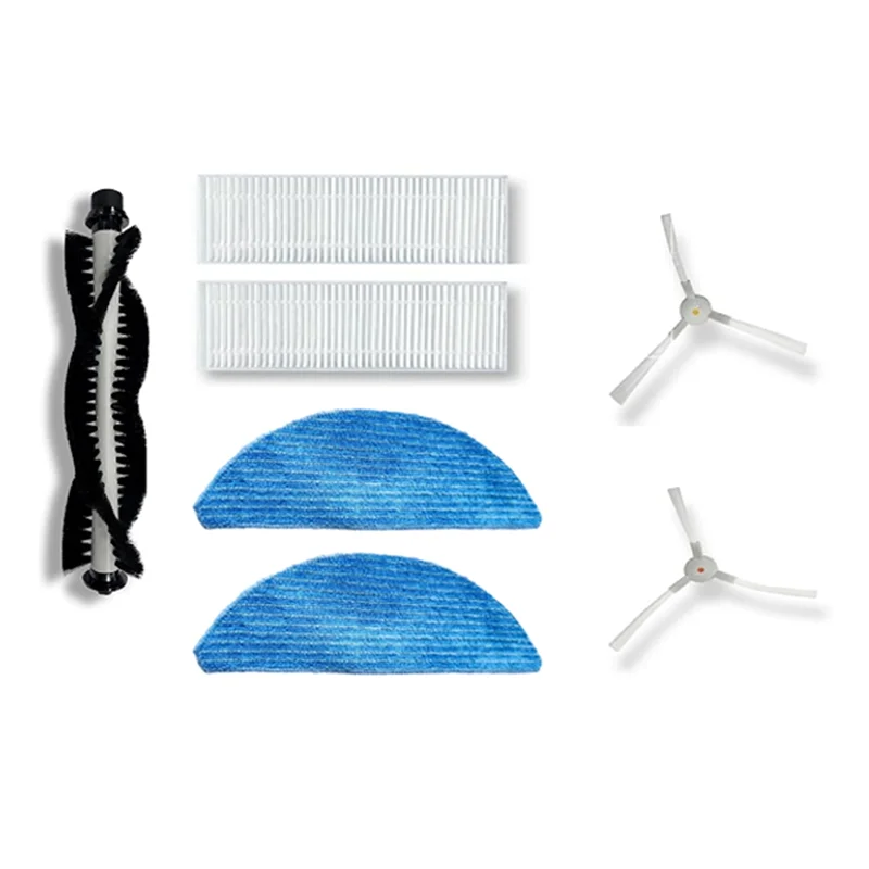 ABYN-para Robot aspirador ABIR R30 lado principal Brus filtro HEPA paño de mopa reemplazo