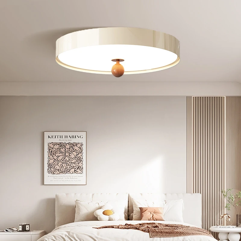 

French Cream Chinese-Style Bedroom Main Light, Creative And Personalized Small Milk Bean Full-Spectrum Eye-Protecting Room Study