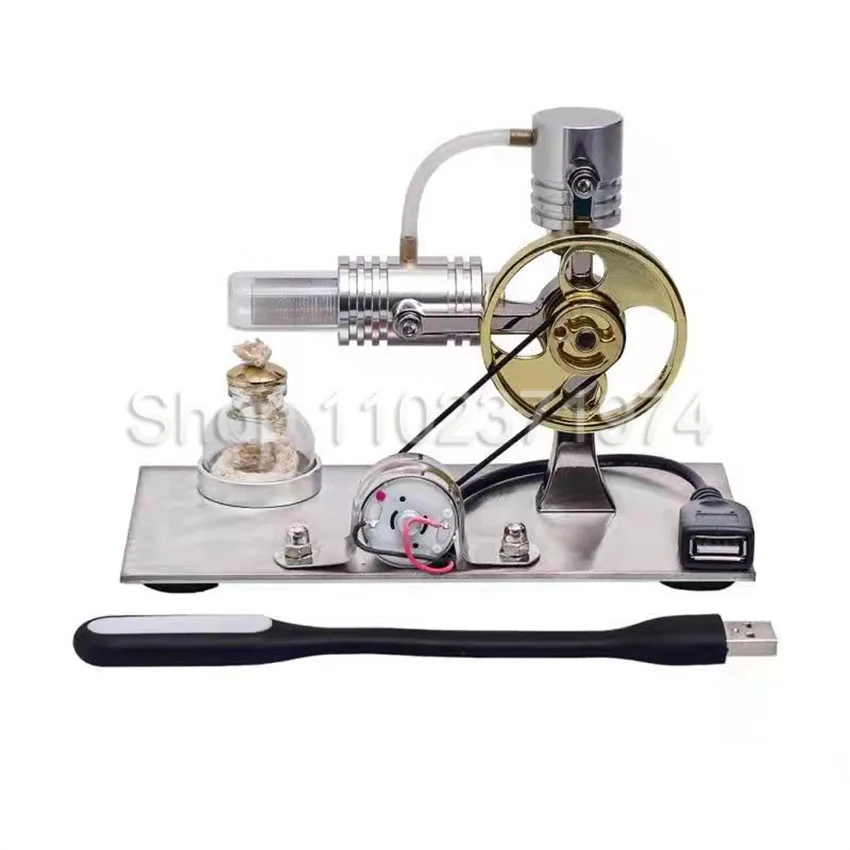 

Compact Educational Model Stirling Engine Model Experiment Model Educational Toy Stirling Engine Model for Science Gift