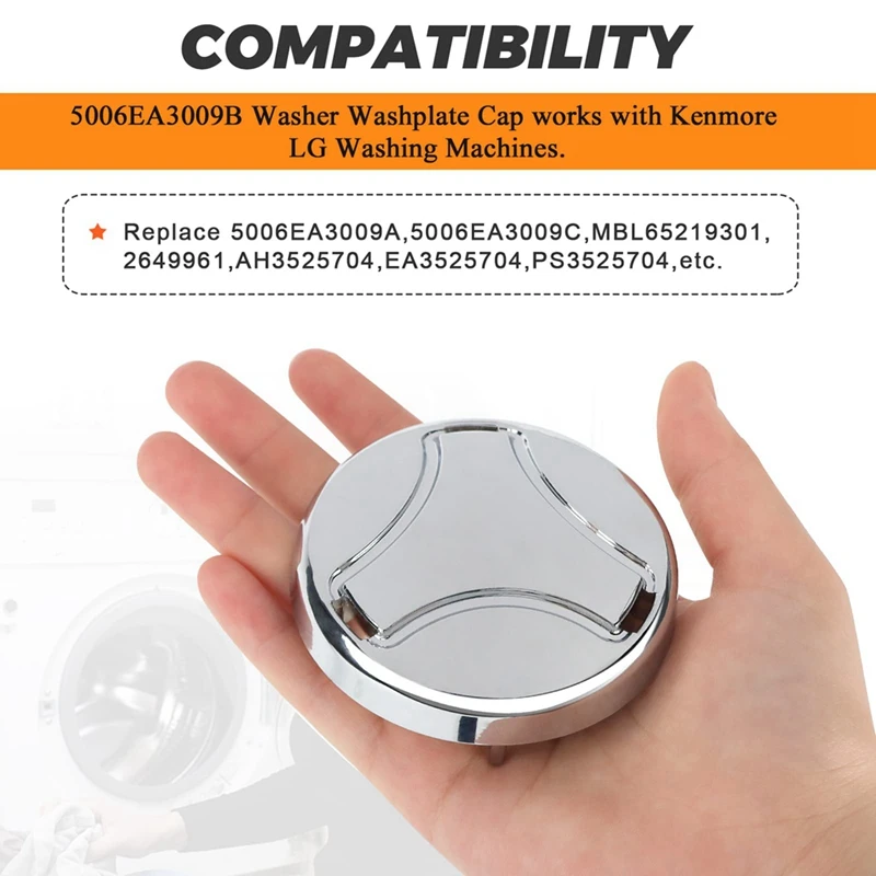 

5006EA3009B Washer Pulsator Cap Laundry Appliance Control Knob for Washing Machine Replacement Washer Dryer Control