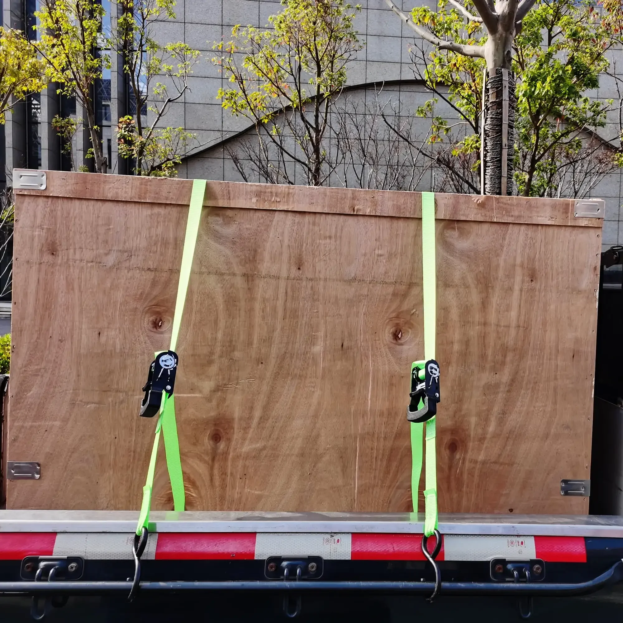 (4개입) 1인치x10피트 500파운드 표준형 S-후크 래칫 타이 다운-2개입