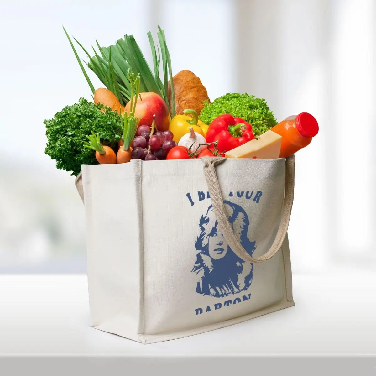 I Beg Your PartonRetro Tote Bag university shopper bag shopping bag Women's beach bags