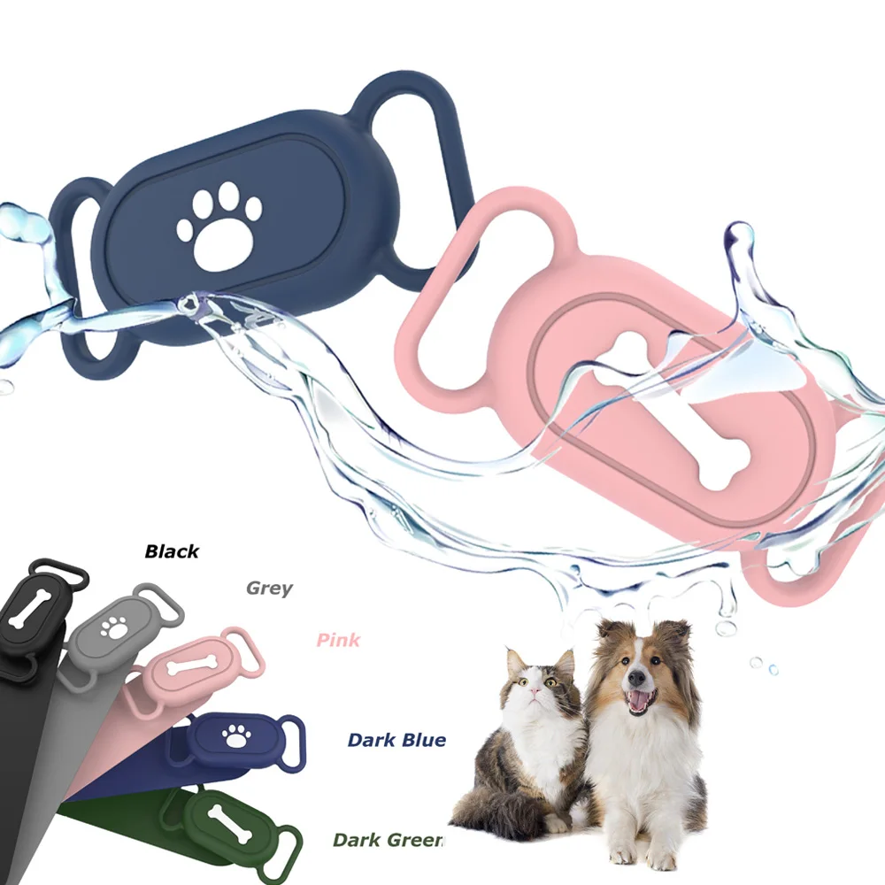 Dog Collar Holder for Samsung Galaxy SmartTag2,Waterproof Silicone Case for Galaxy Smart Tag 2 for Pet Dog Cat Collars Holder